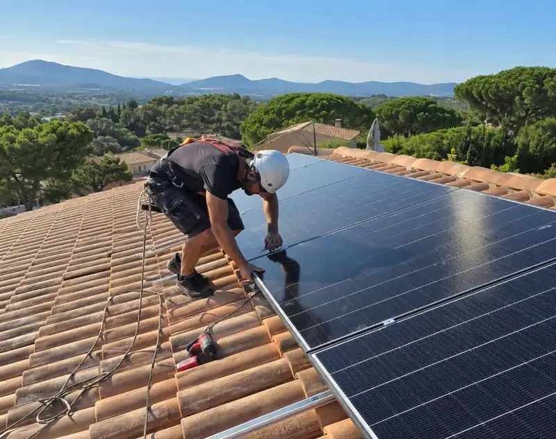 Installateur panneaux solaires Poucharramet — pose photovoltaïque sur toiture