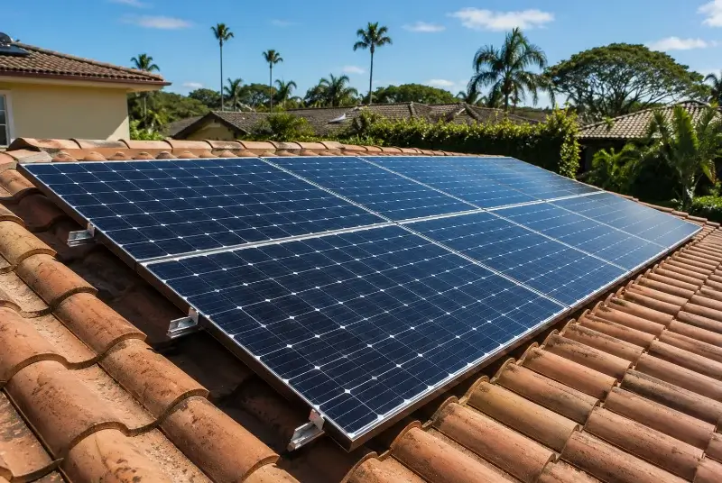 Installation de panneaux solaires à Poucharramet